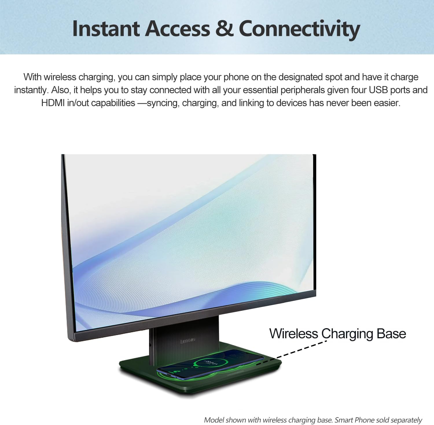Lenovo 2026 IdeaCentre Business All-in-One  27 FHD Touchscreen 100Hz  Intel Core i5-13420H  32GB DDR5 RAM  1TB SSD  Wireless Charging Base  Wireless KB & Mouse  Wi-Fi 6  Windows 11 Pro  Grey