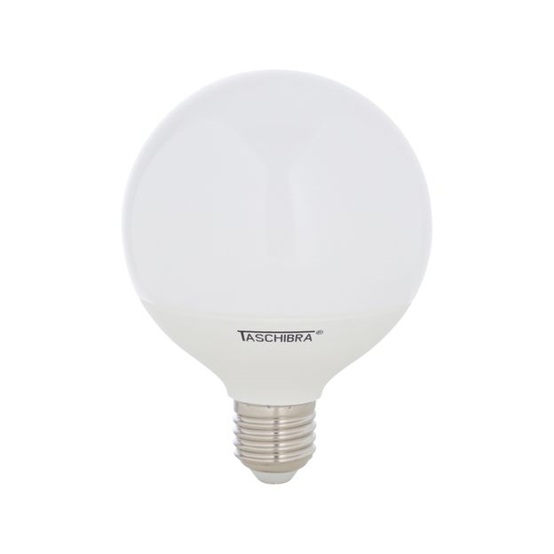 LÂMPADA LED GLOBO 100 9,5W E27 127 220V LUZ AMARELA TASCHIBRA