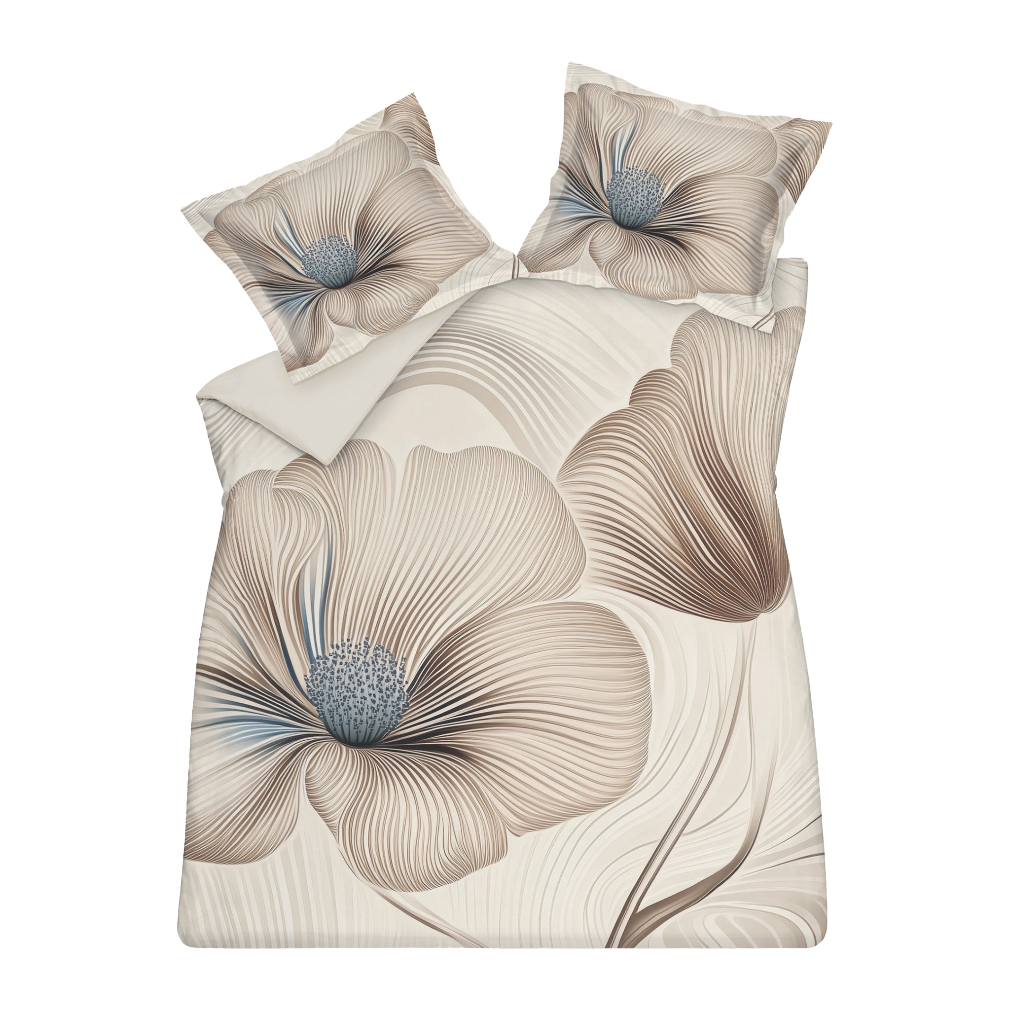 Vandyck Royal Garden Dekbedovertrek 140x200/220 cm - Cream Tan