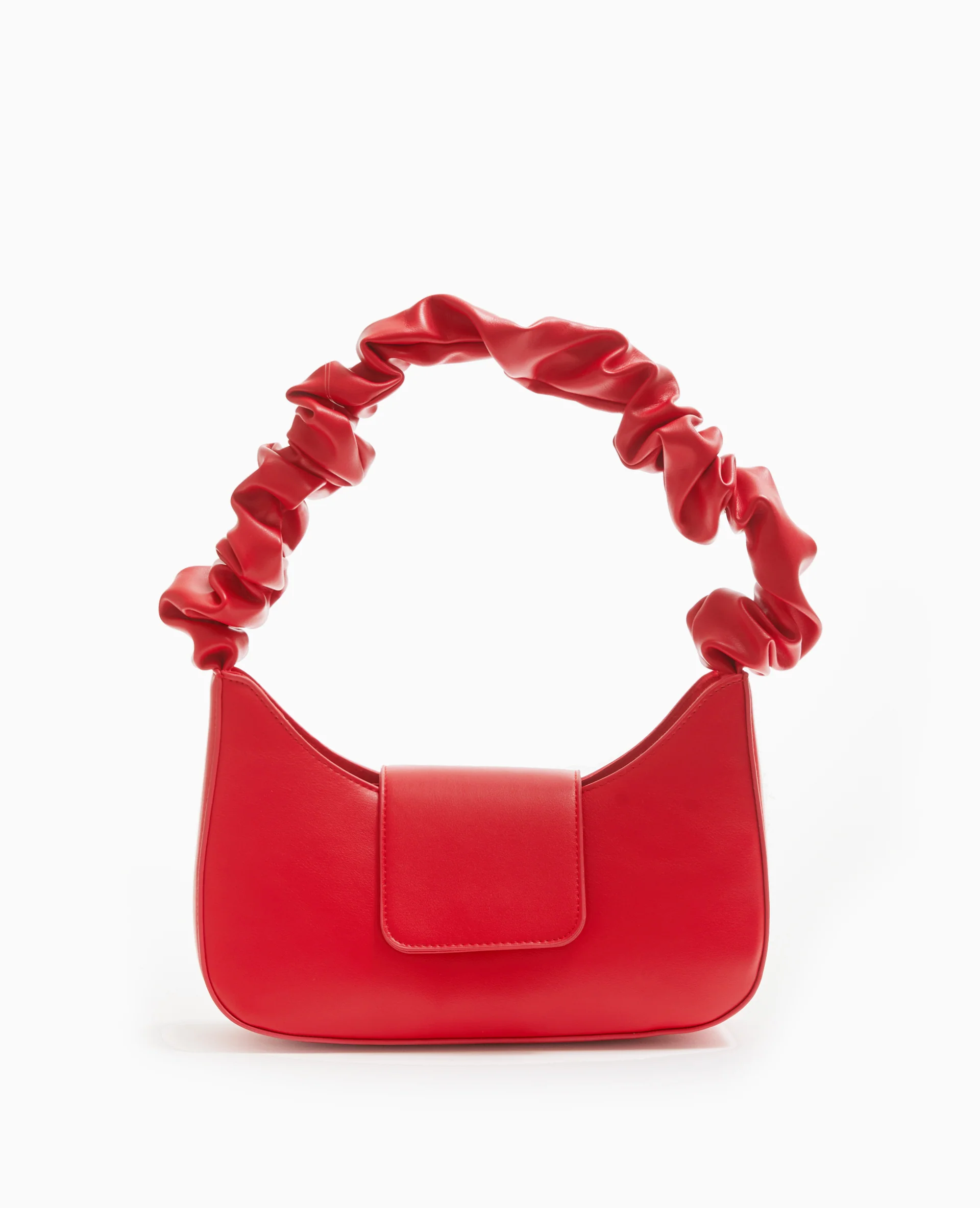 Sac rigide avec bandoulière froncée