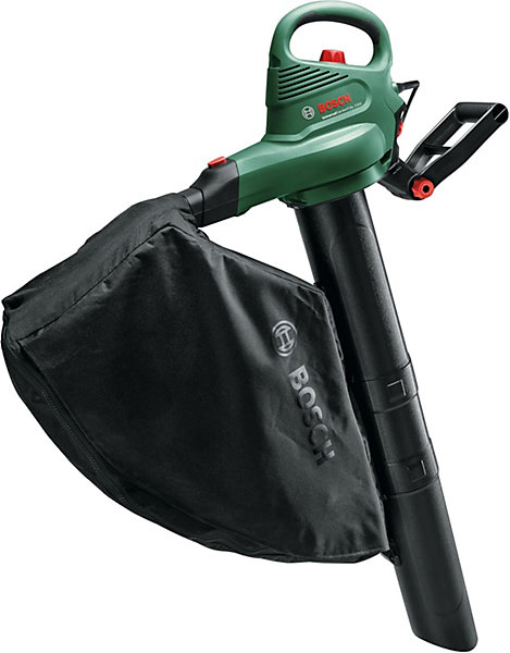 Aspirateur Souffleur Broyeur de Feuilles Bosch Universal 2300 W avec Sac Collecteur 45L et Technologie Silencieuse
