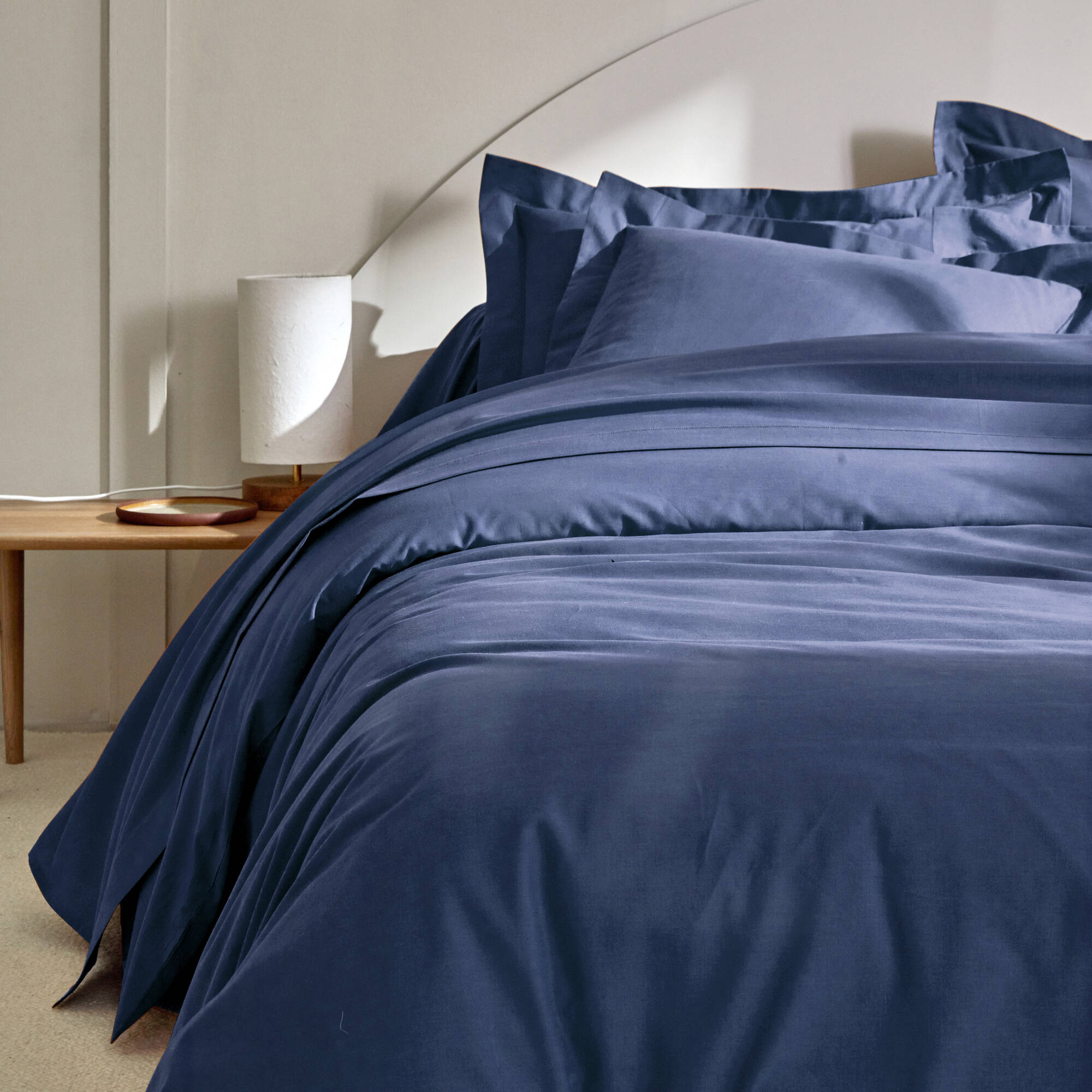 Linge de lit uni coton