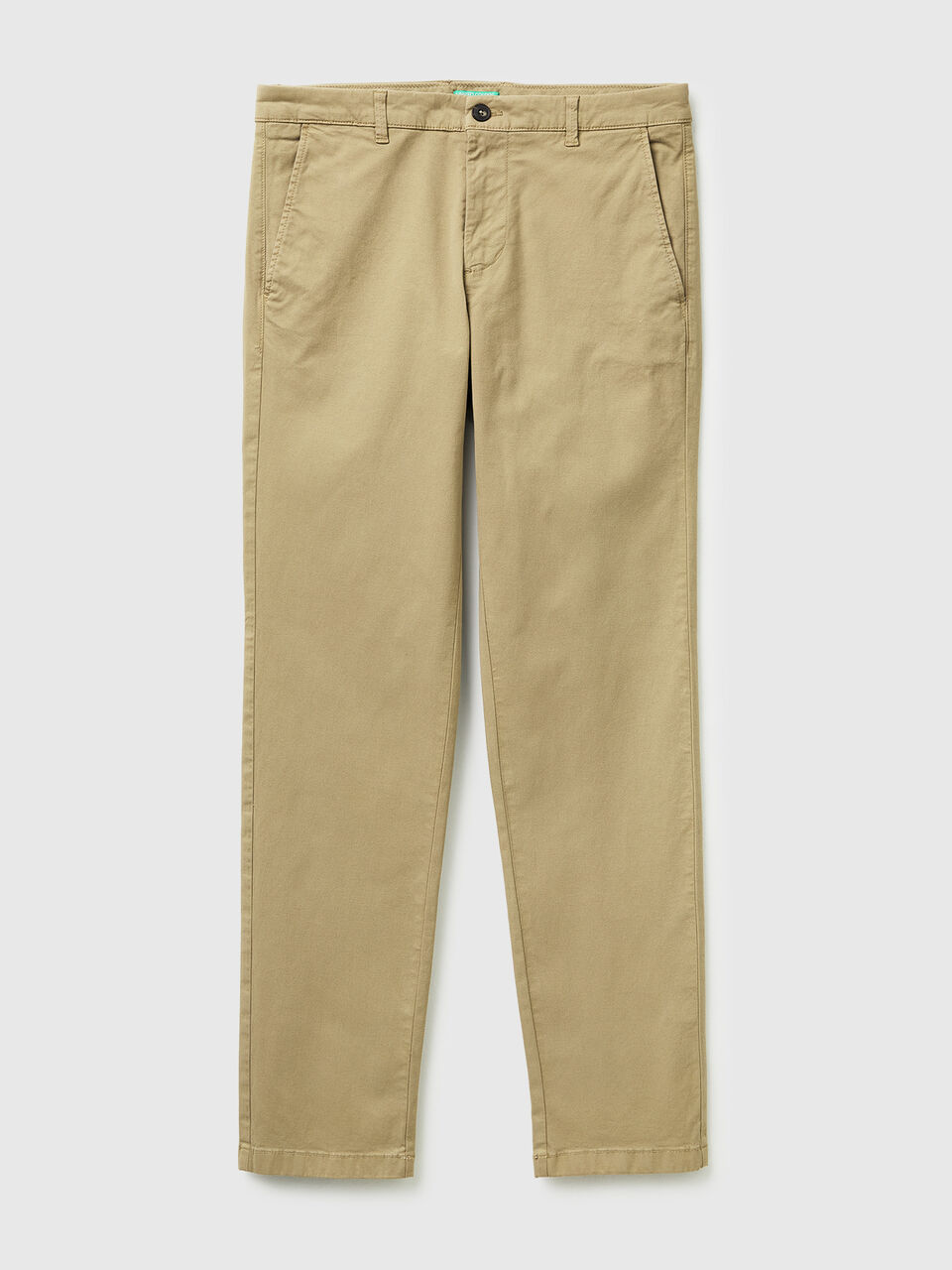 Slim fit cotton chinos