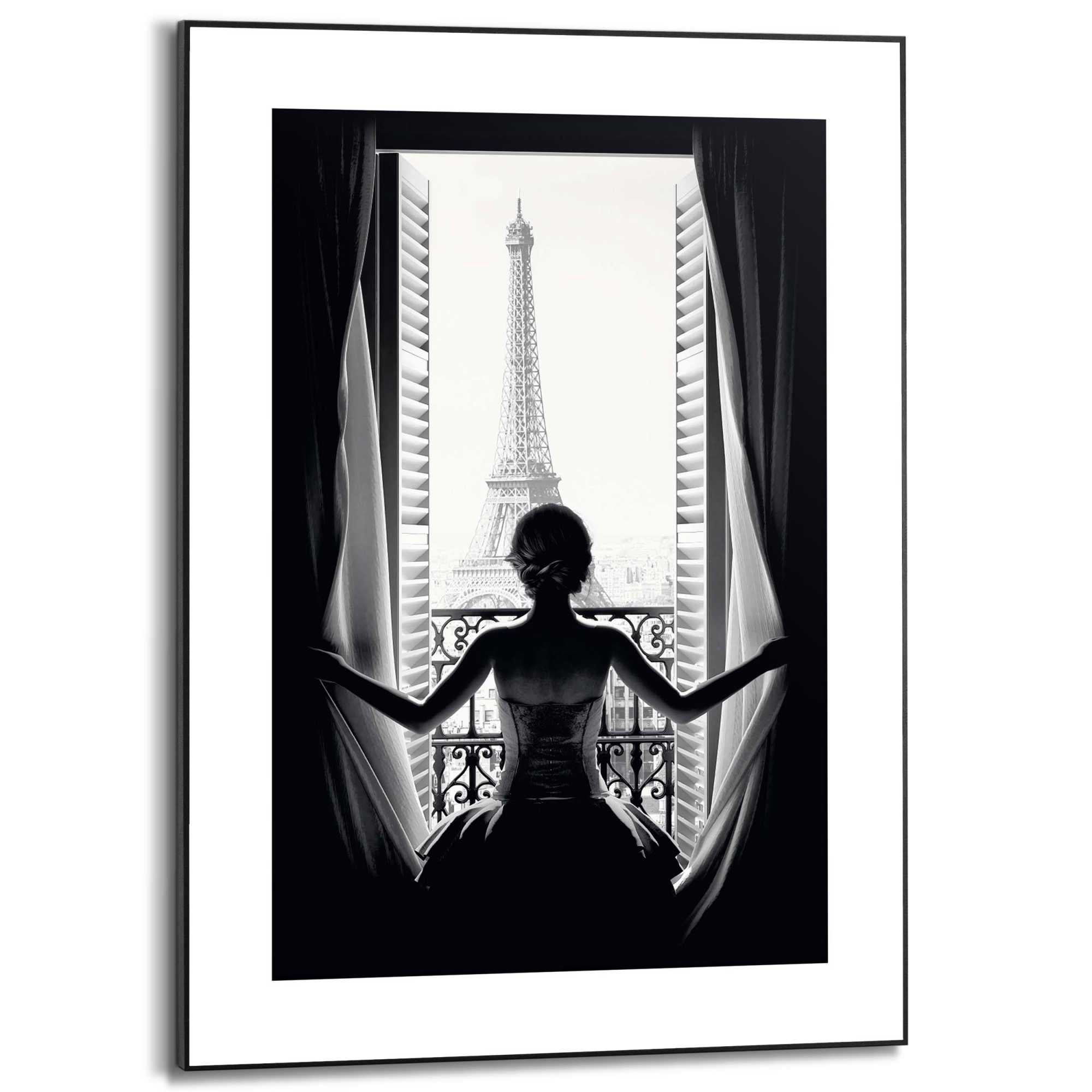 Reinders - Paris Balcony - Schilderij 70x50cm Zwart