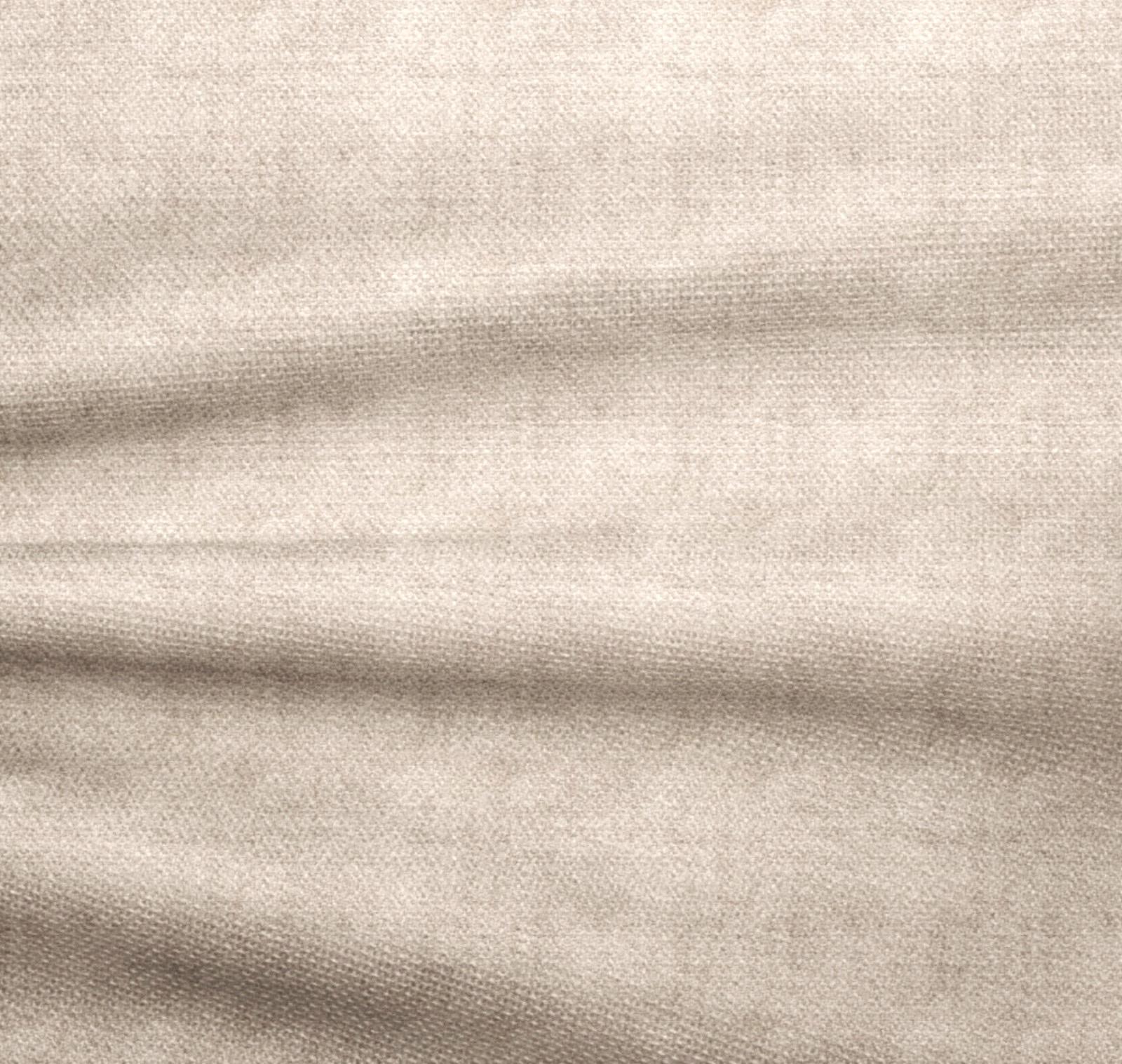 Hoekbanken links MAEL 5 personen Fluweel Crème