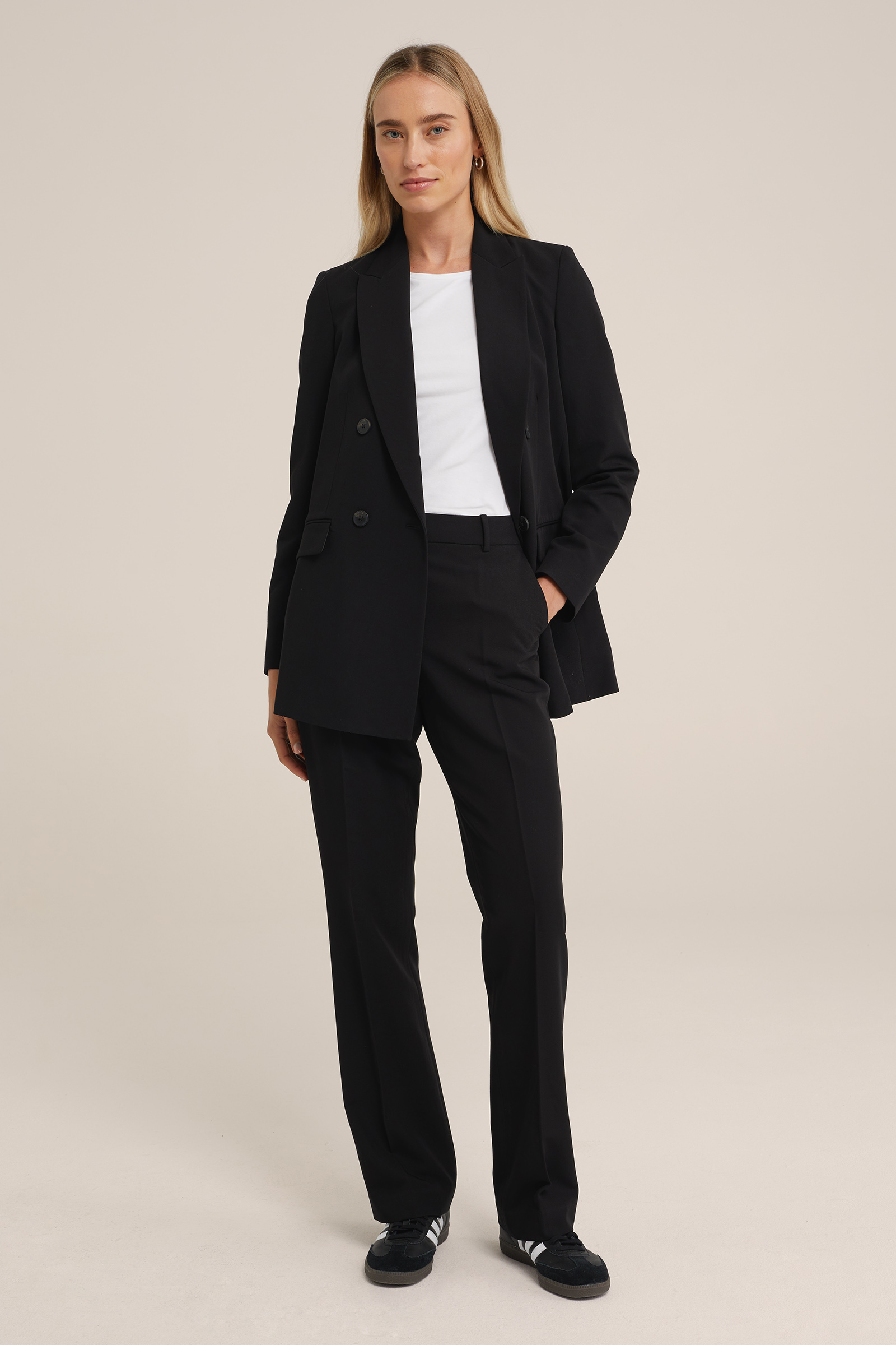 Dames Slim fit flared pantalon