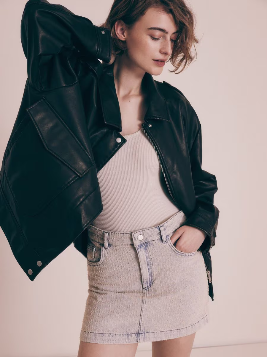 Jacket With Faux Fur Lining