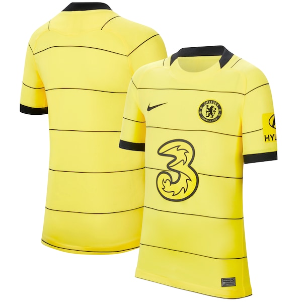 Chelsea Nike Youth 2021/22 Away Breathe Stadium Jersey - Yellow