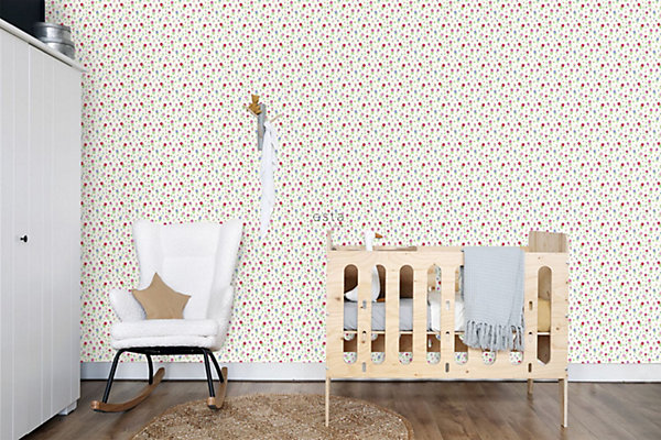 ESTAhome papier peint fleurs multicolore 53 cm x 10.05 m