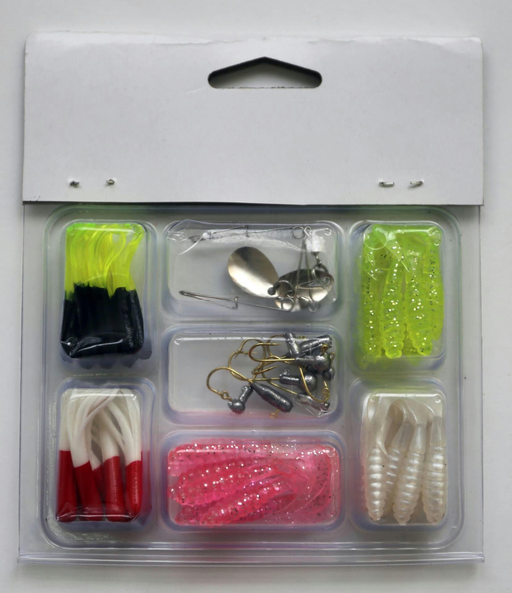 Red Wolf Pan Fish Lure Kit, 48-pc