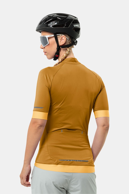 Jack Wolfskin Gravex FZ S/S Fietsshirt Dames
