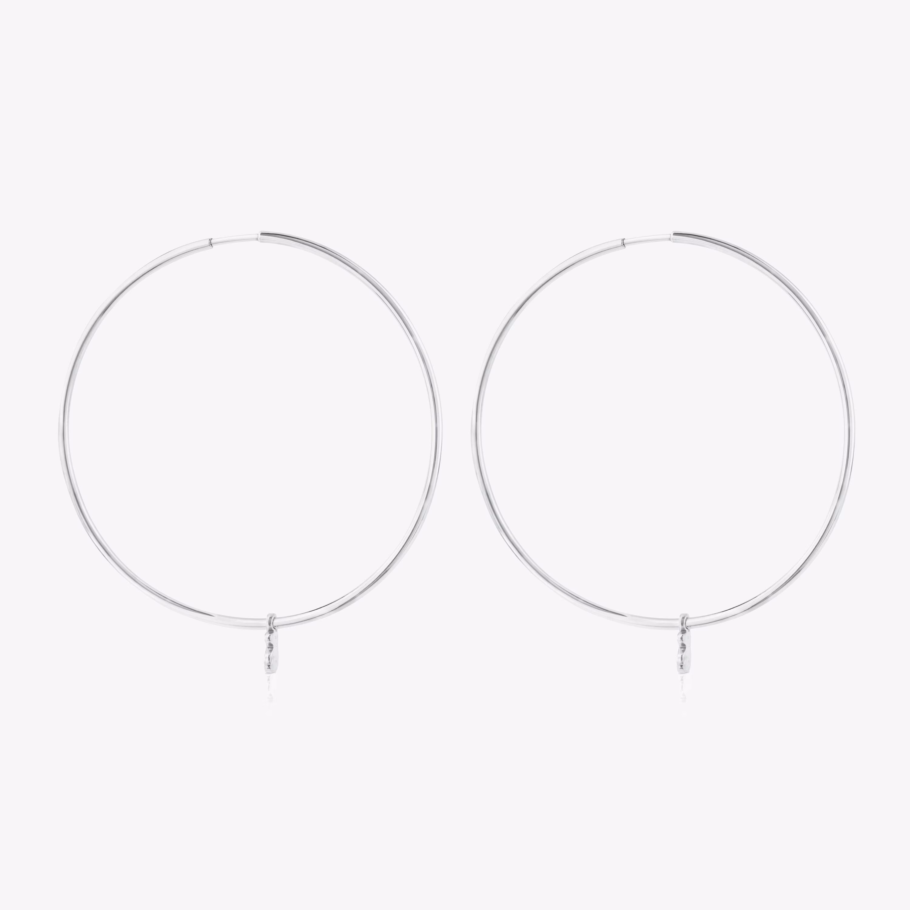 Pendientes aro de plata 4cm TOUS Bear