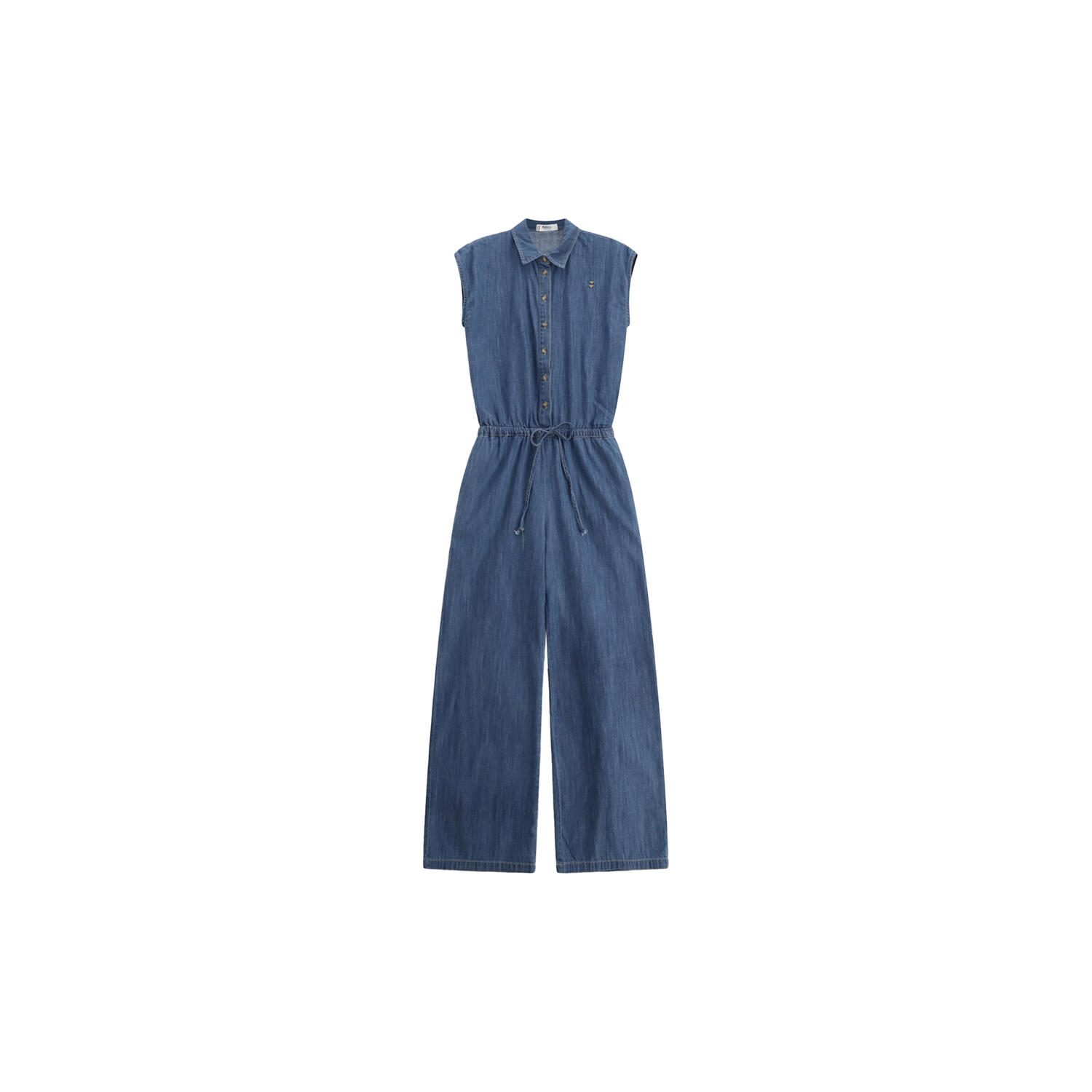 Overall, blu denim