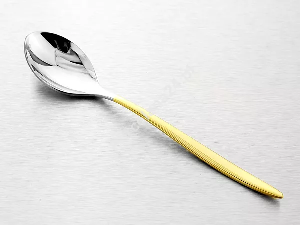 Komplet sztućców 65 cz. na 12 osób Hisar - Mercury Gold (4.0/3.0mm) złocone