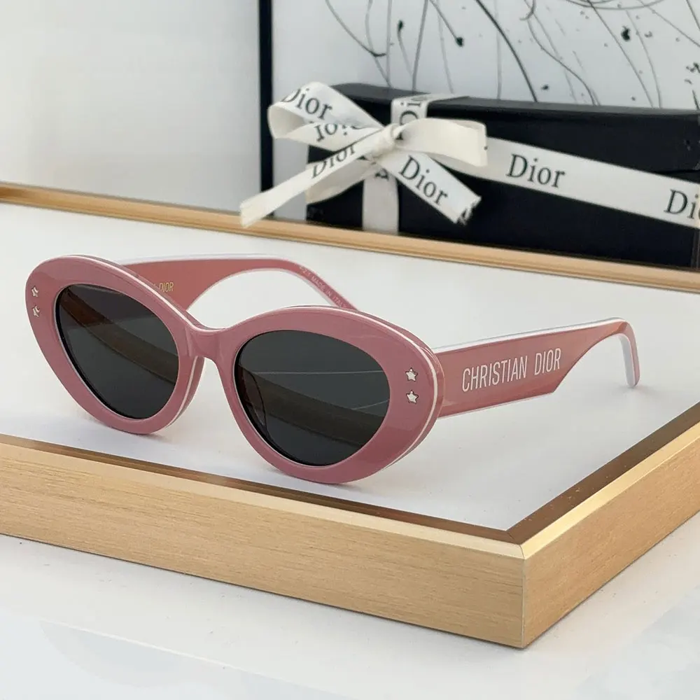 Dior Star Logo Acetate Fibre Cat eye sunglasses