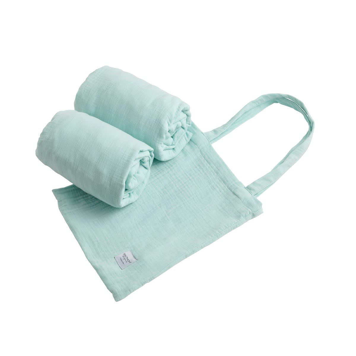 GALOPIN - Lot 2 draps housse lit évolutif 140x70cm en coton