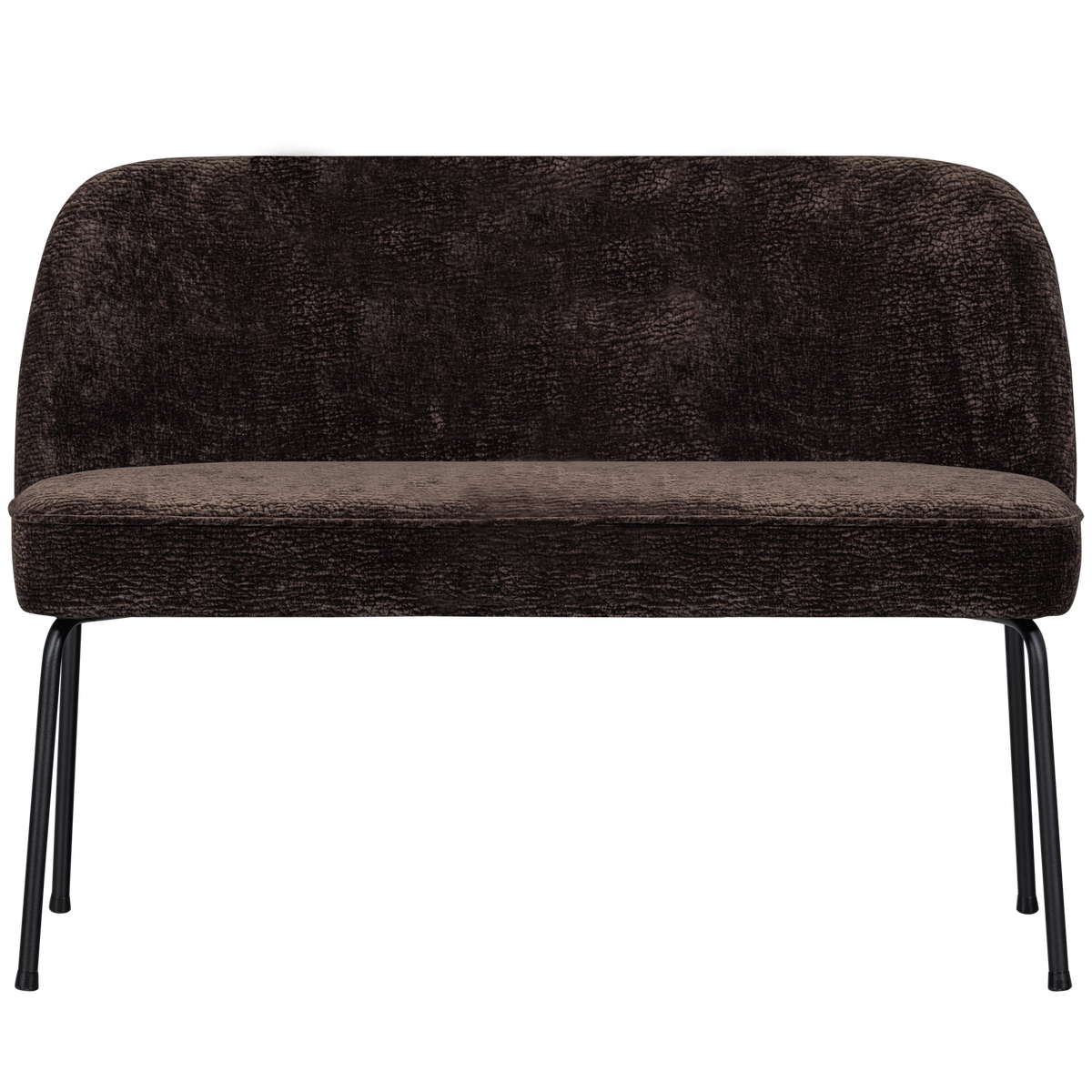 WOOOD eetbank Vogue - 3D Chenille - Donkerbruin - 83x120x59