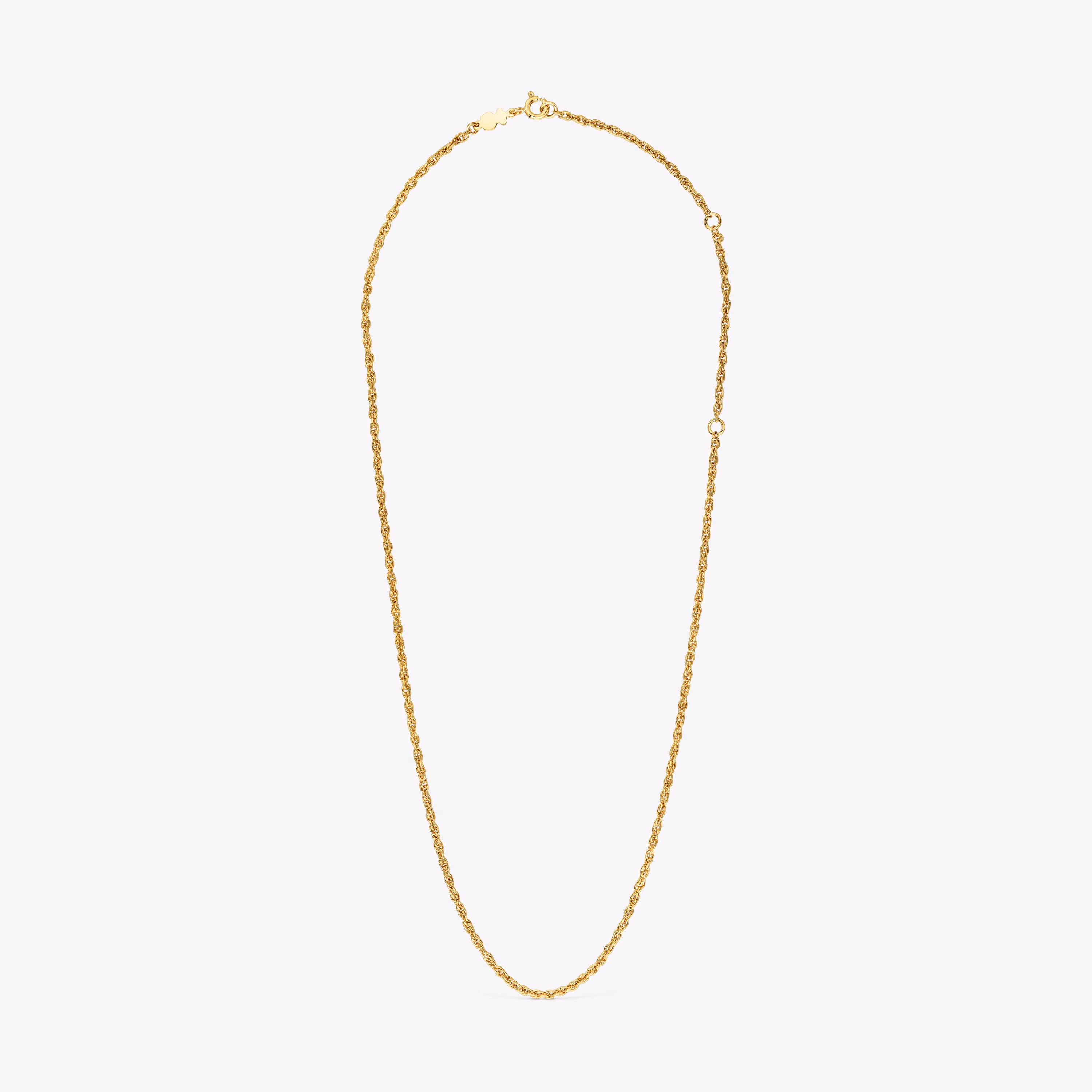 Gargantilla con baño de oro de 18 kt sobre plata cordón 50 cm TOUS Basics