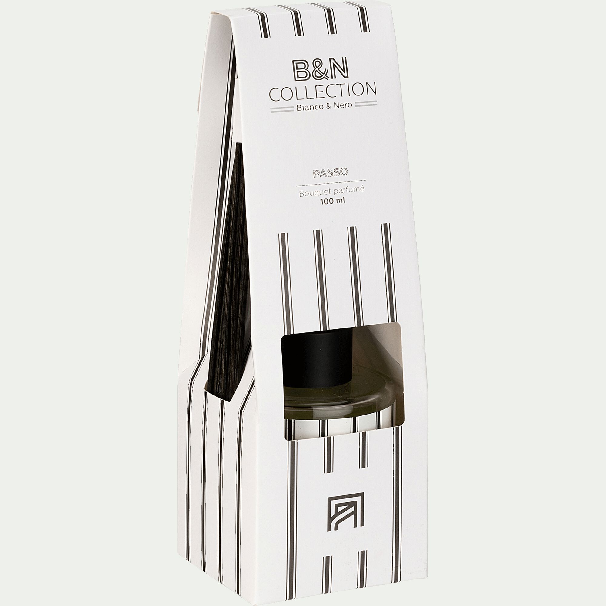 BIANCO ET NERO - Diffuseur de parfum senteur Feuille d'Acanthe 100ml