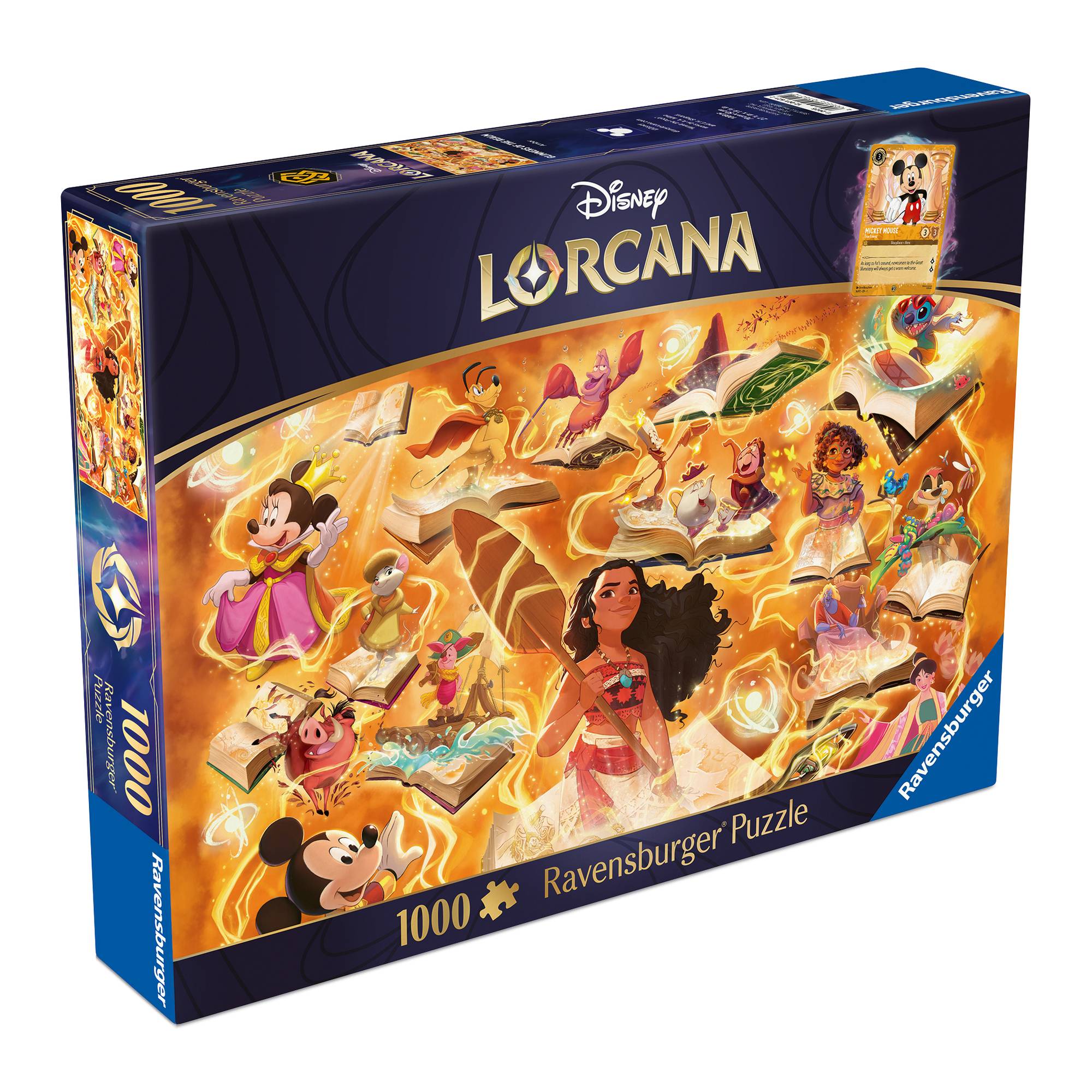 Disney Lorcana Glimmers of the Realm Amber Jigsaw Puzzle 1000 Pieces