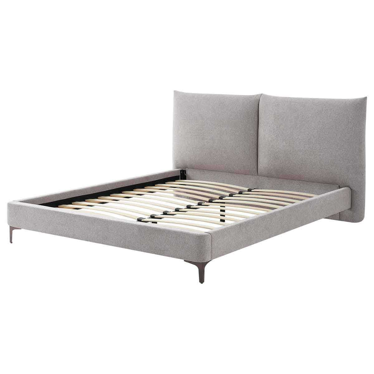 Cama JIANYI cinza 160x200cm