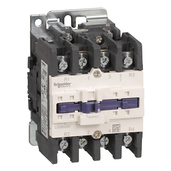Lc1d80004b7 Schneider - Contacteur Tétrapolaire - 4no - 125a - Bobine 24vca - Vis