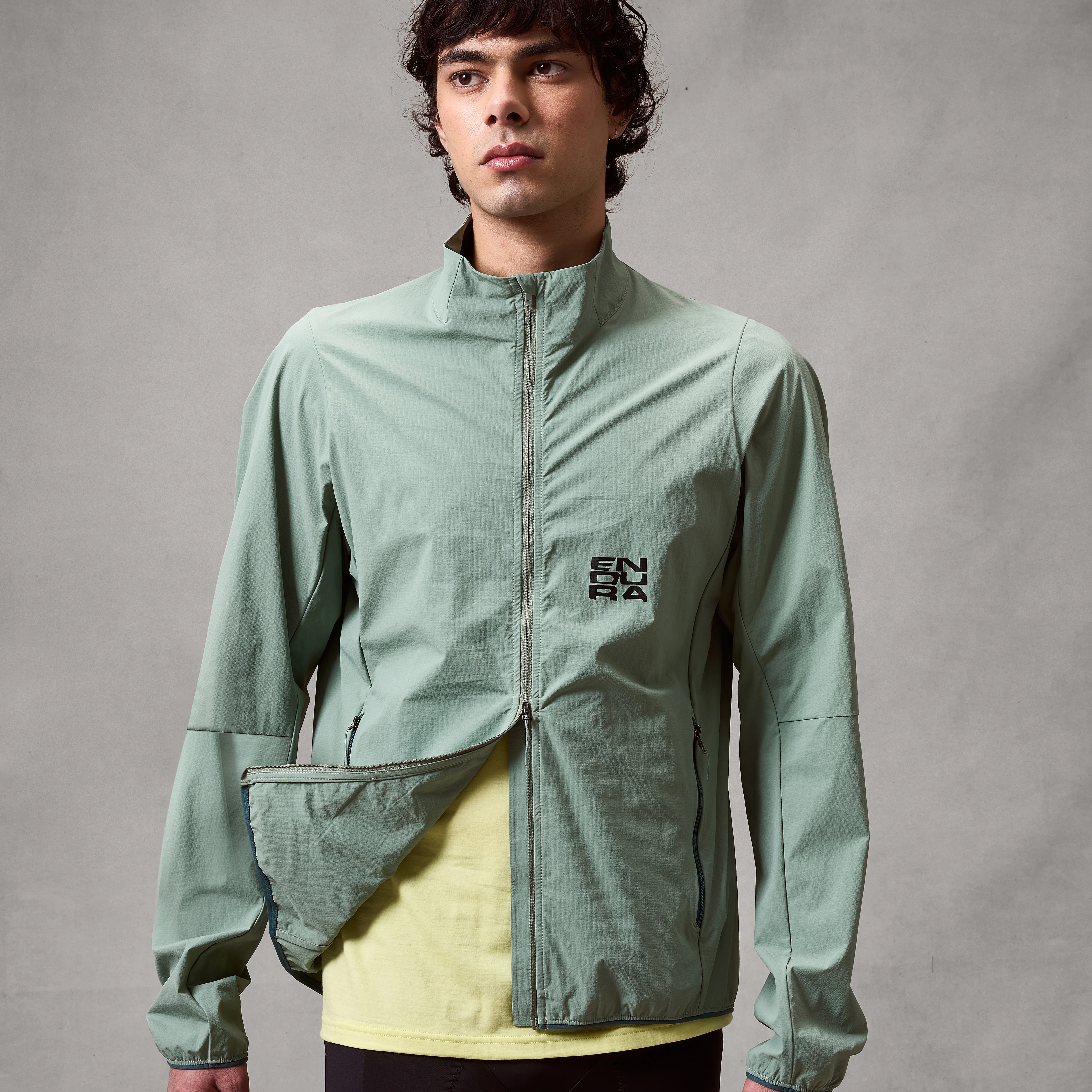 Men's AllTrack Ride Packable Jacket - Sage Green