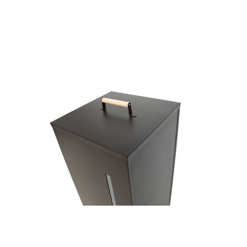 Réserve à granulés noire 70 L PRACTO HOME
