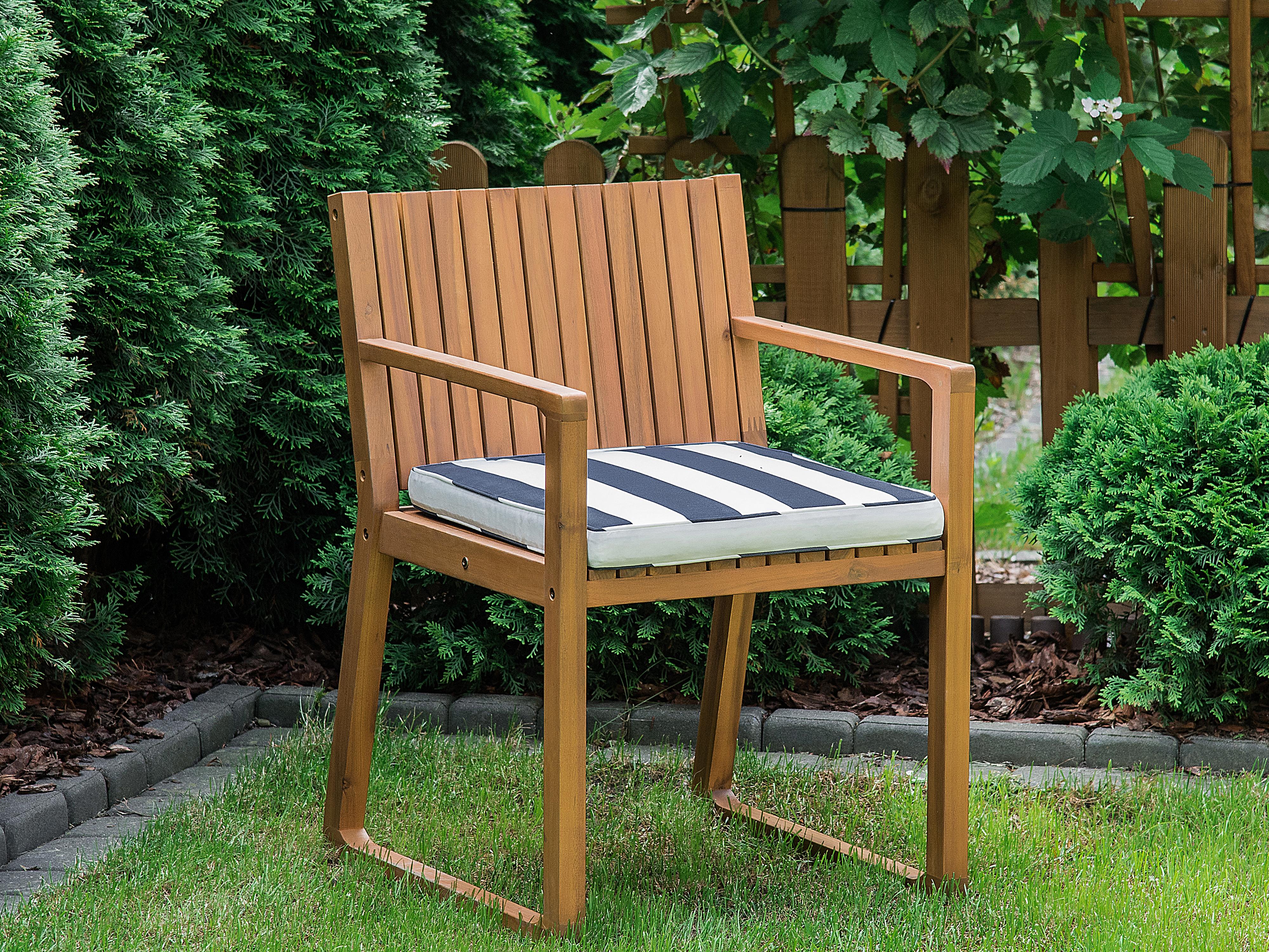 Garden Chair Cushion SASSARI 46 x 46 cm Navy Blue