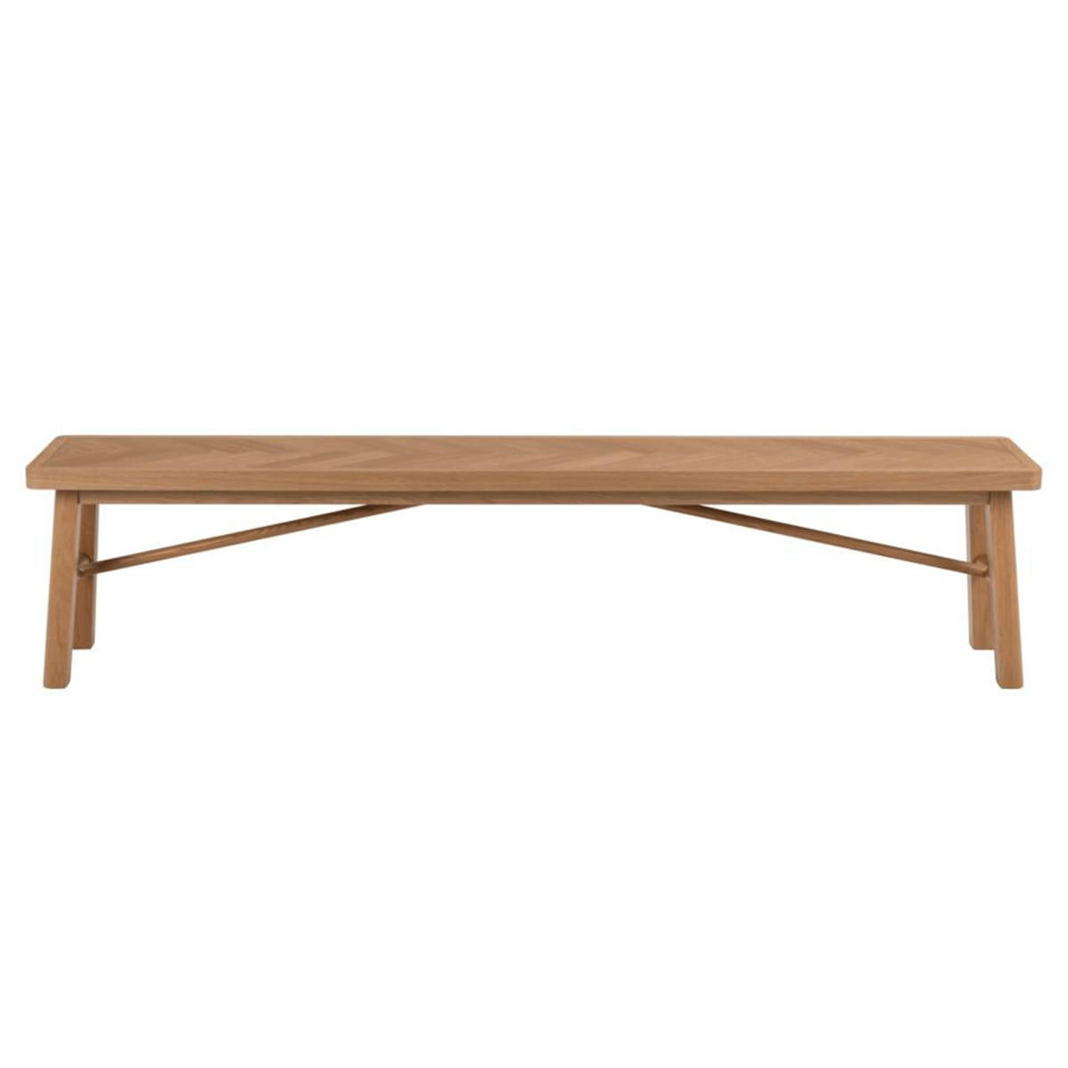 GALO - Banc moderne 200cm en bois de chêne massif