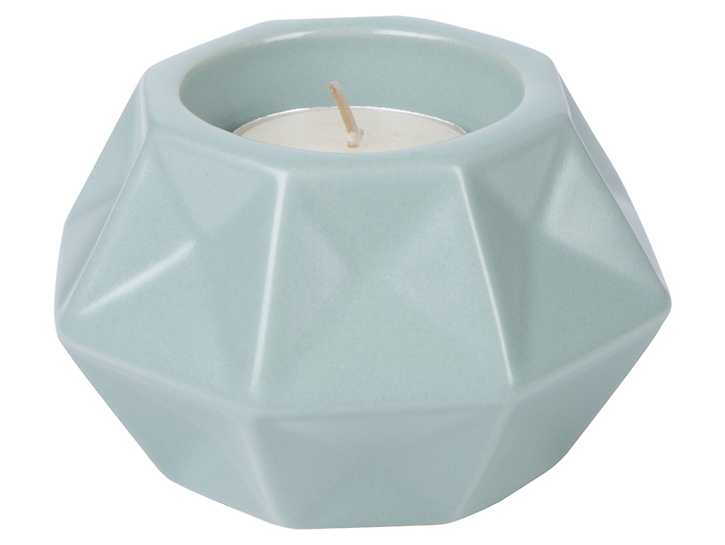 Świecznik ceramiczny 10 cm miętowa