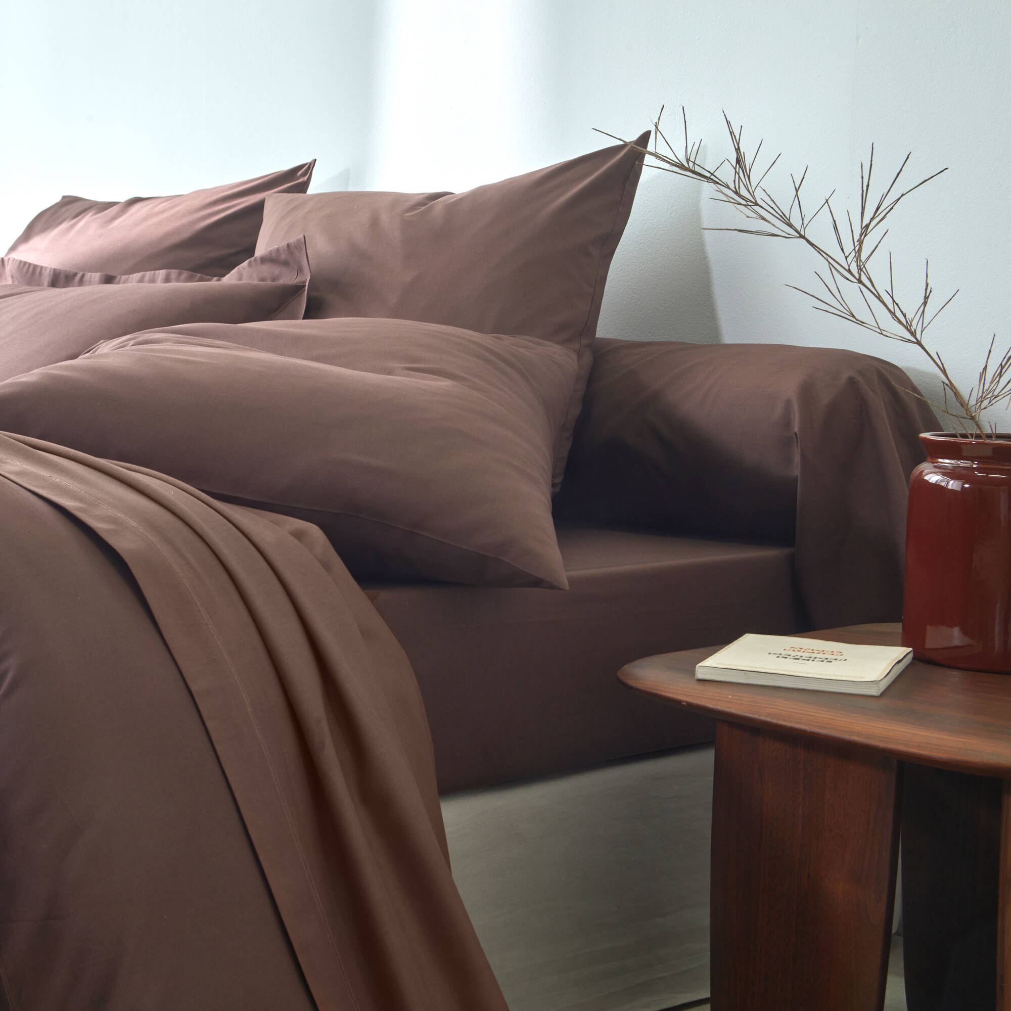 Linge de lit uni coton