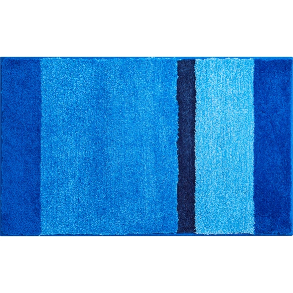 Badematte »Room«, BxL: 70 x 120 cm, blau, aus 100% Polyacryl