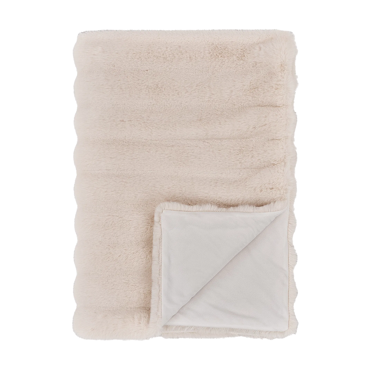 Artichok Marije Fluffy Plaid - Gebroken Wit