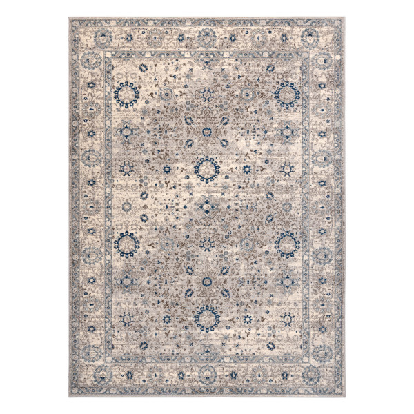 Dywan wełniany NAIN Ornament, ramka 7586/51635 beż / 80x150 cm