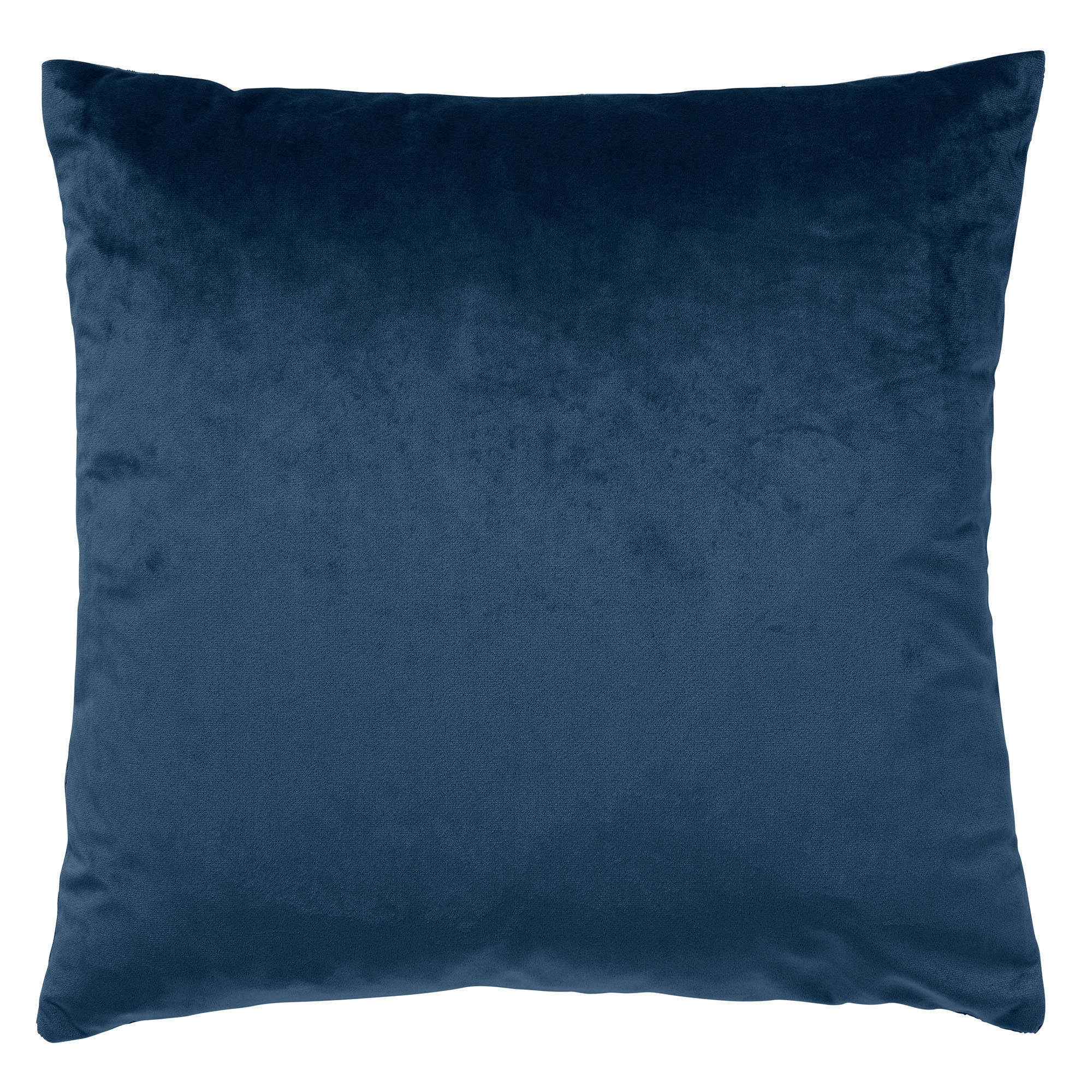 - Coussin - bleu en velours 45x45 cm avec imprimé animalier