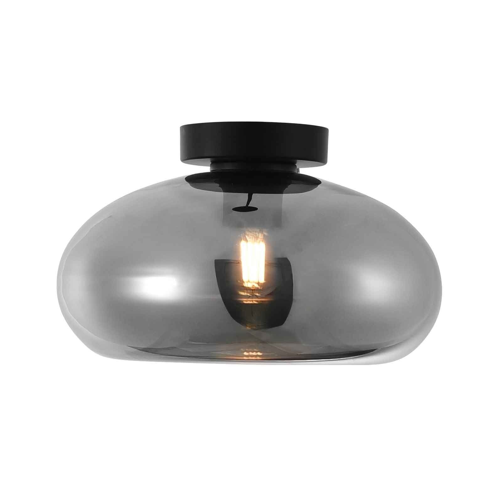 Artdelight plafondlamp Paradise - 1 lichts - 28 x 17  cm - zwart