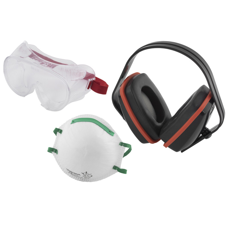 Kit de protection 3 pièces WOLFCRAFT