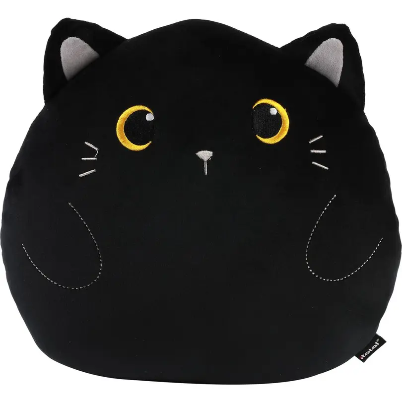 Kissen schwarze Katze