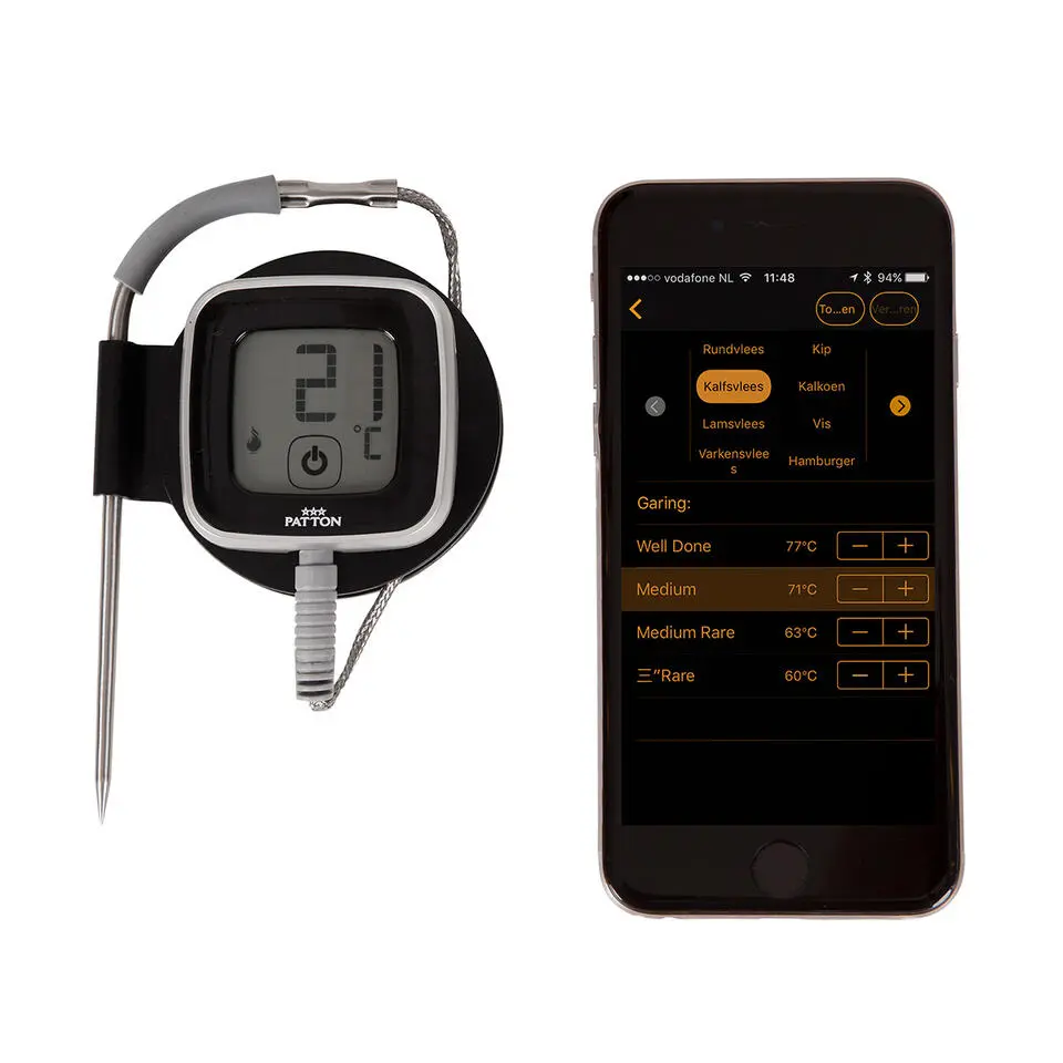 Patton Emax Bluetooth Smart Vleesthermometer