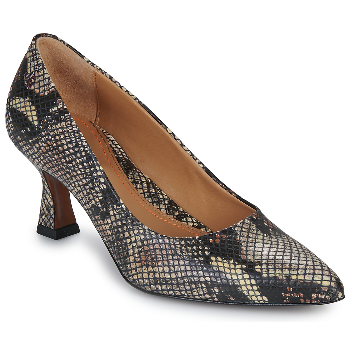 JB Martin - LIERRE - Goat / Python / Navy blue