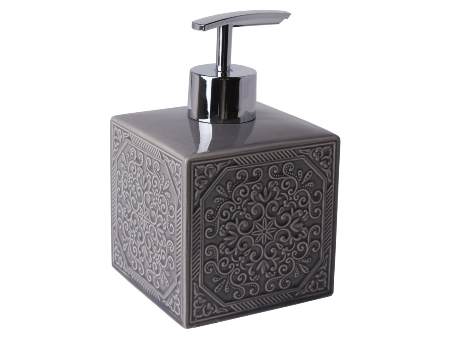 Dozownik do mydła ceramiczny Maur 465 ml szary