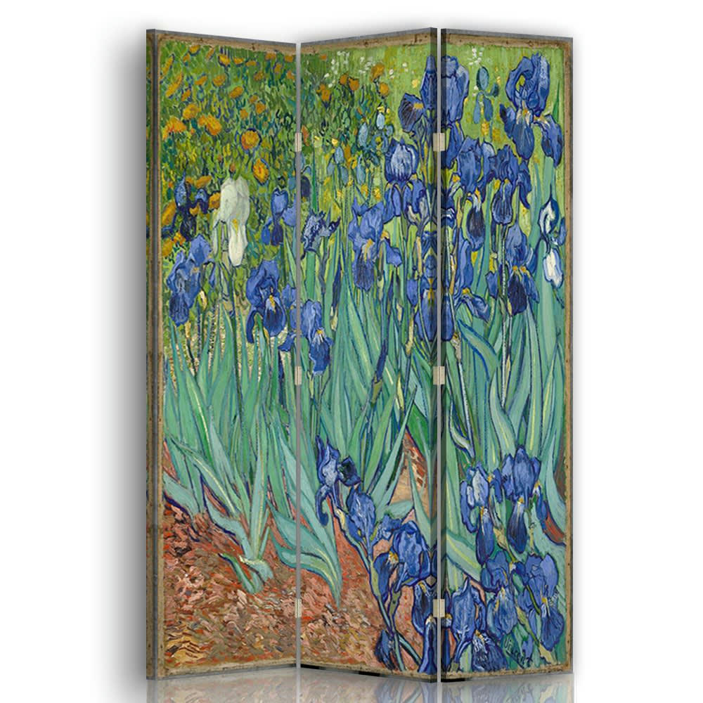 - Paravent - Cloison Iris - Vincent Van Gogh cm 110x150 (3 volets)