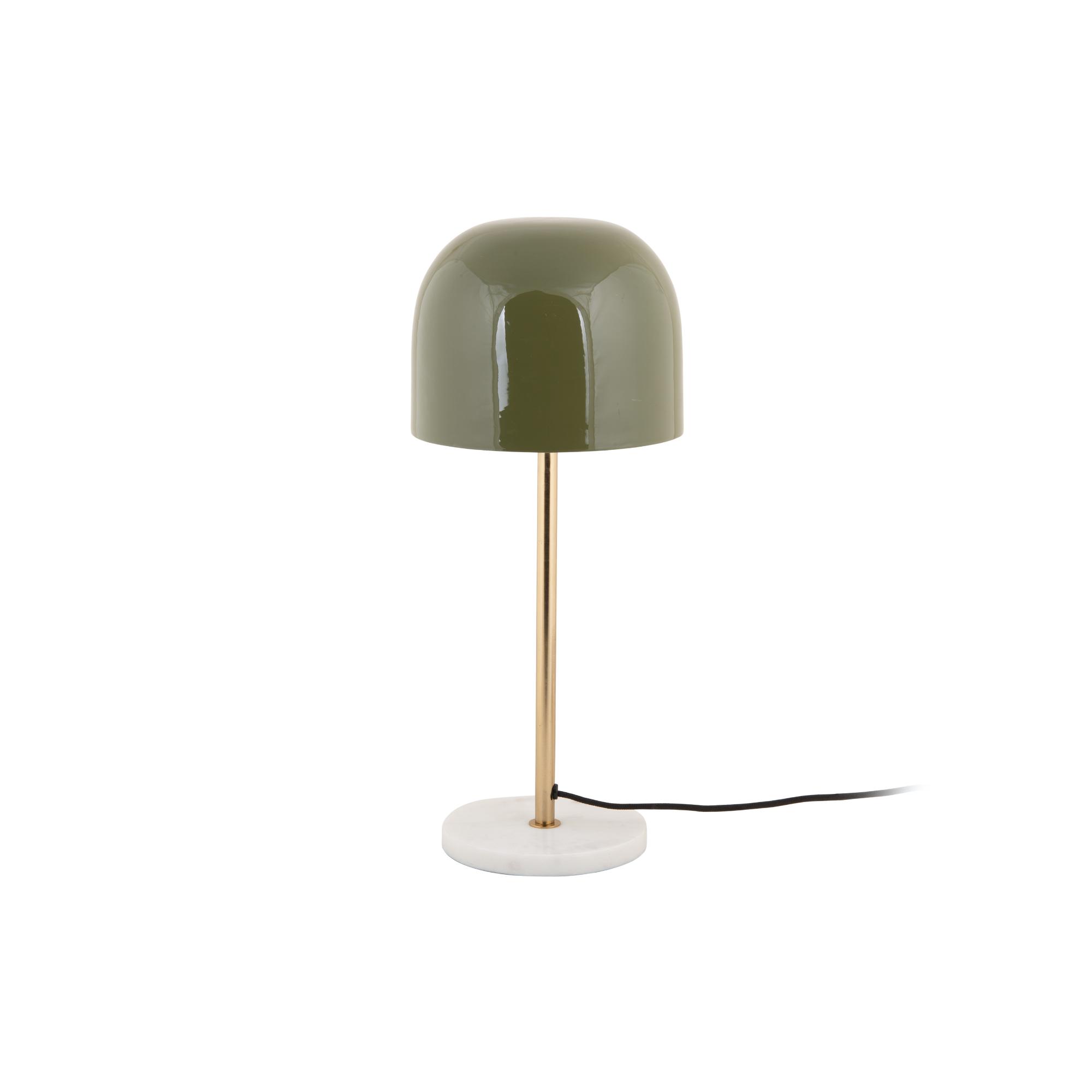 Leitmotiv tafellamp Manta - groen - 20x20x50cm - Paddenstoellamp
