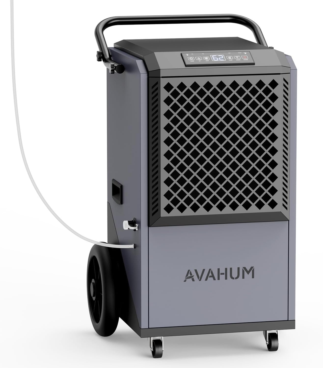 320 Pint Commercial Dehumidifier with Built-in Pump,Industrial Dehumidifier for Basement Warehouse Construction, 9,500 Sq.Ft Large Dehumidifier with Drain Hose, Auto Defrost, Auto Restart