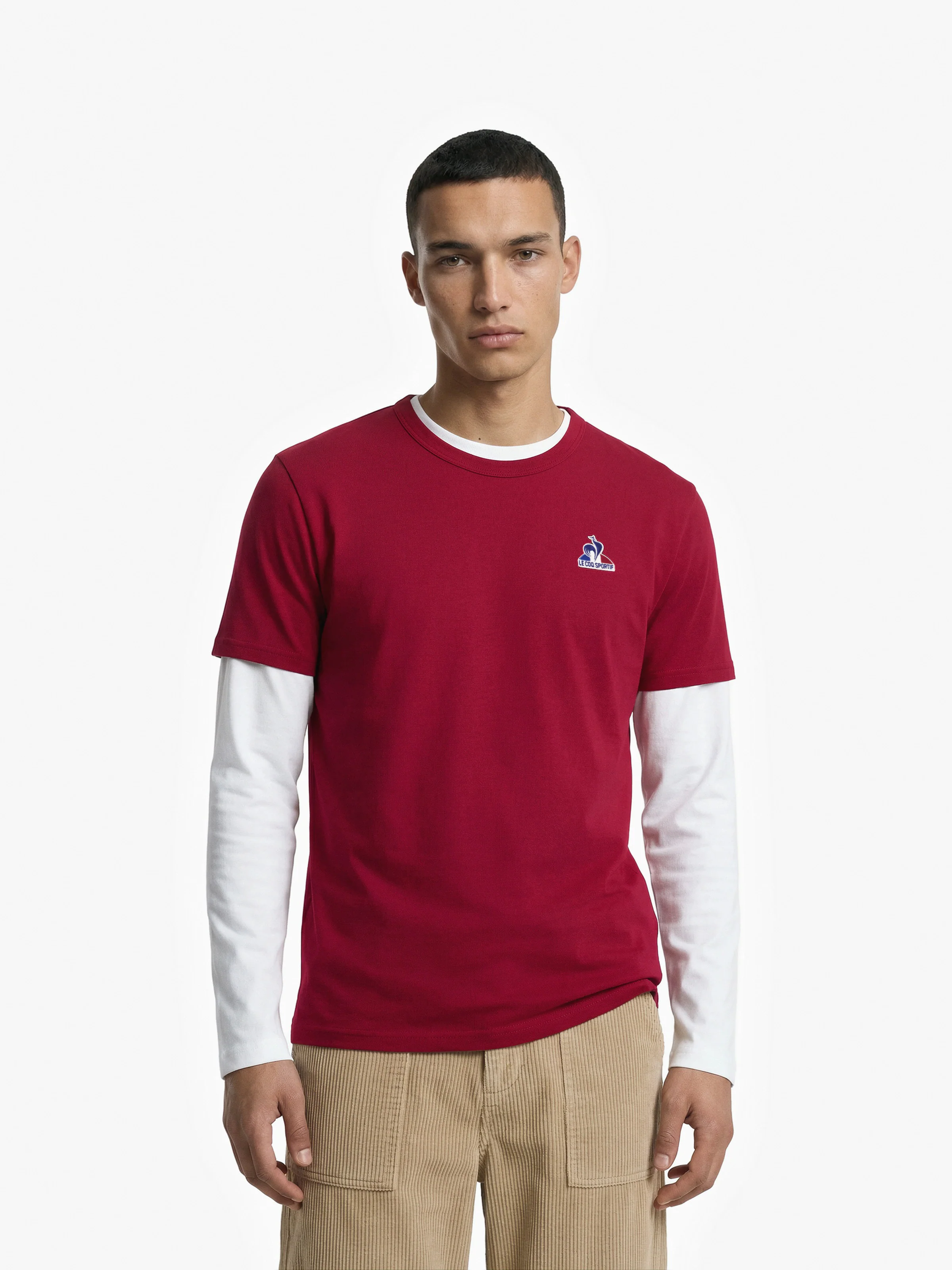 2510018-ESS Tee SS N°1 M rio red | T-shirt Homme