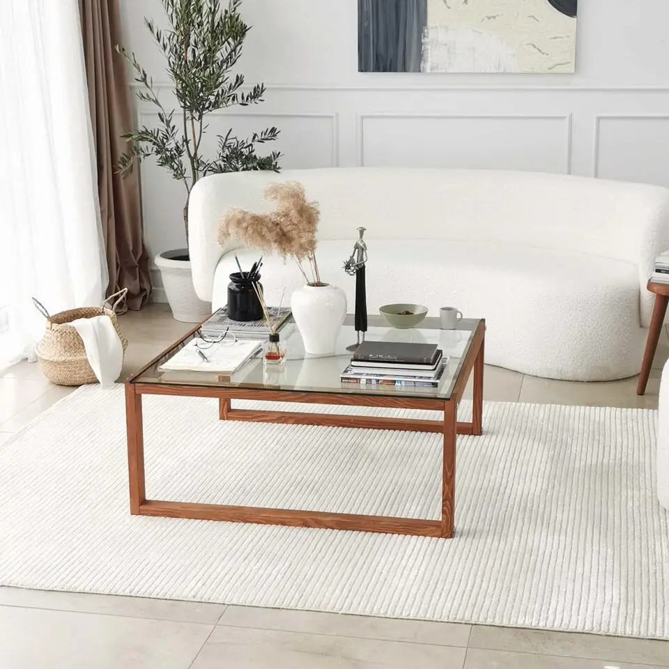 Via Salontafel - GEHARD GLAS - Houten