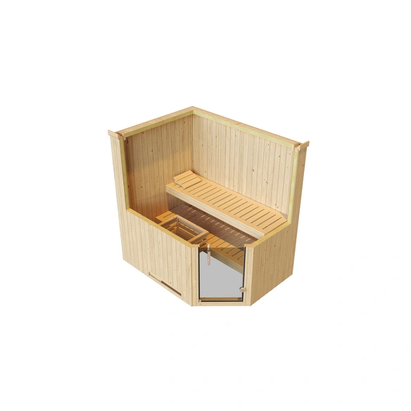 Elementsauna »Varberg 1«, BxHxT: 194 cm x 199 cm x 144 cm