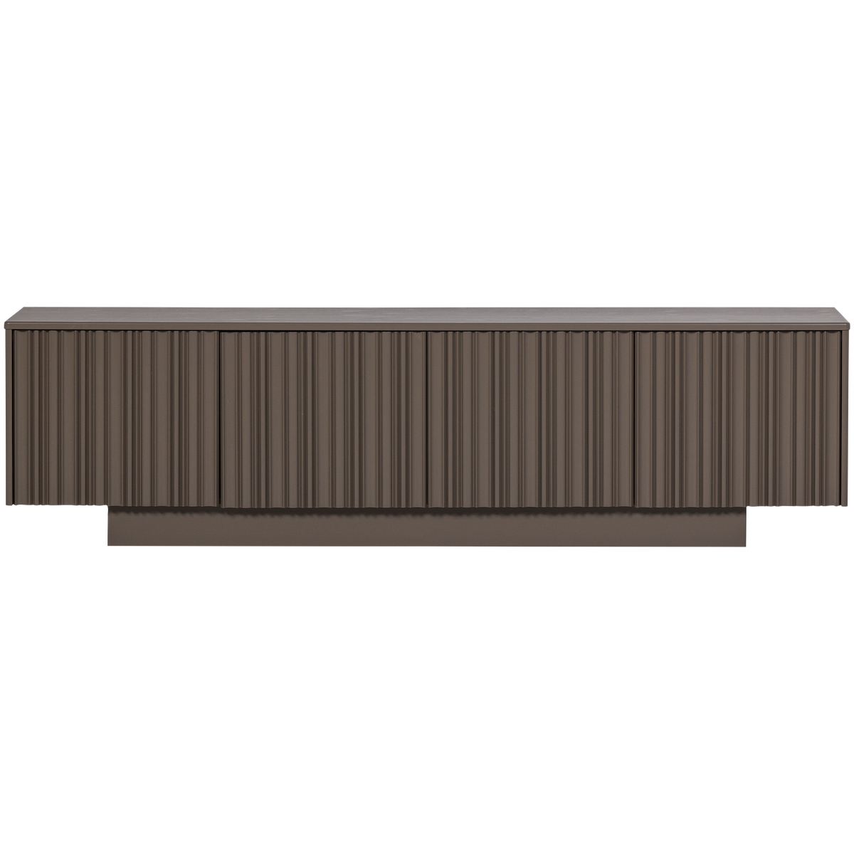 WOOOD tv meubel Nova 200 cm - Grenen - Truffel Bruin - 54x200x40