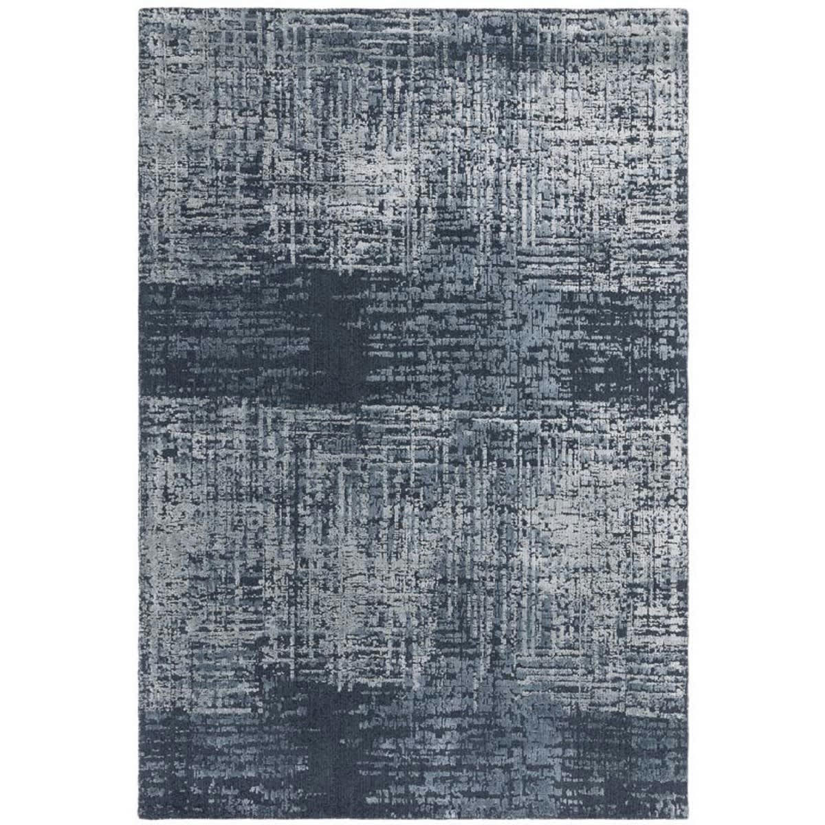 MILANO - Tapis de salon en laine bleu 200x290 cm